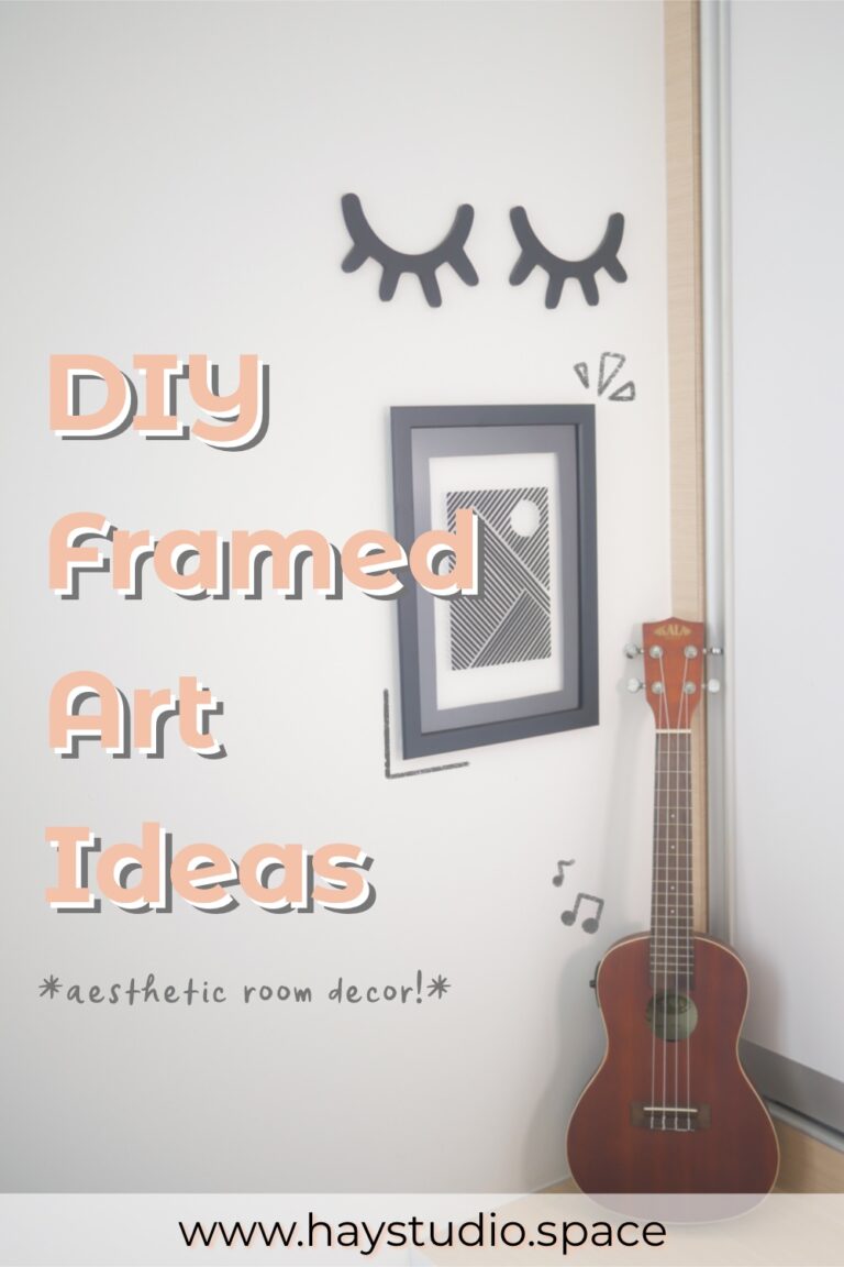 DIY Framed Art Ideas (Aesthetic Home And Room Decor)​
