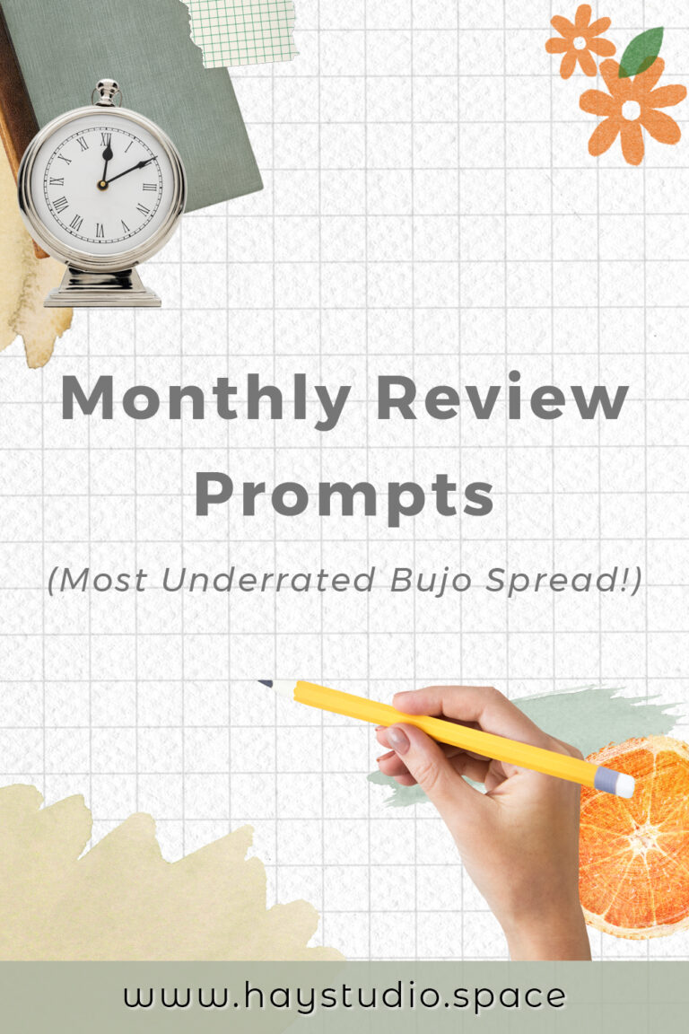 Monthly Review Prompts (The Most Underrated Bujo Spread)