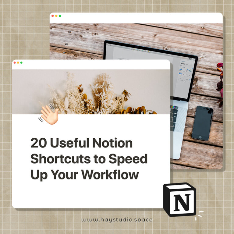 20 Notion Shortcuts to Speed Up Your Workflow