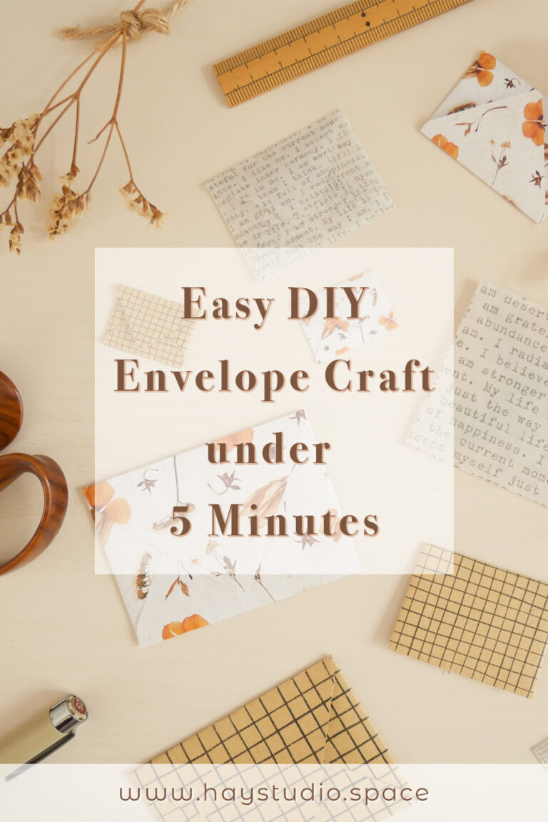 Easy DIY Envelope Craft under 5 Minutes