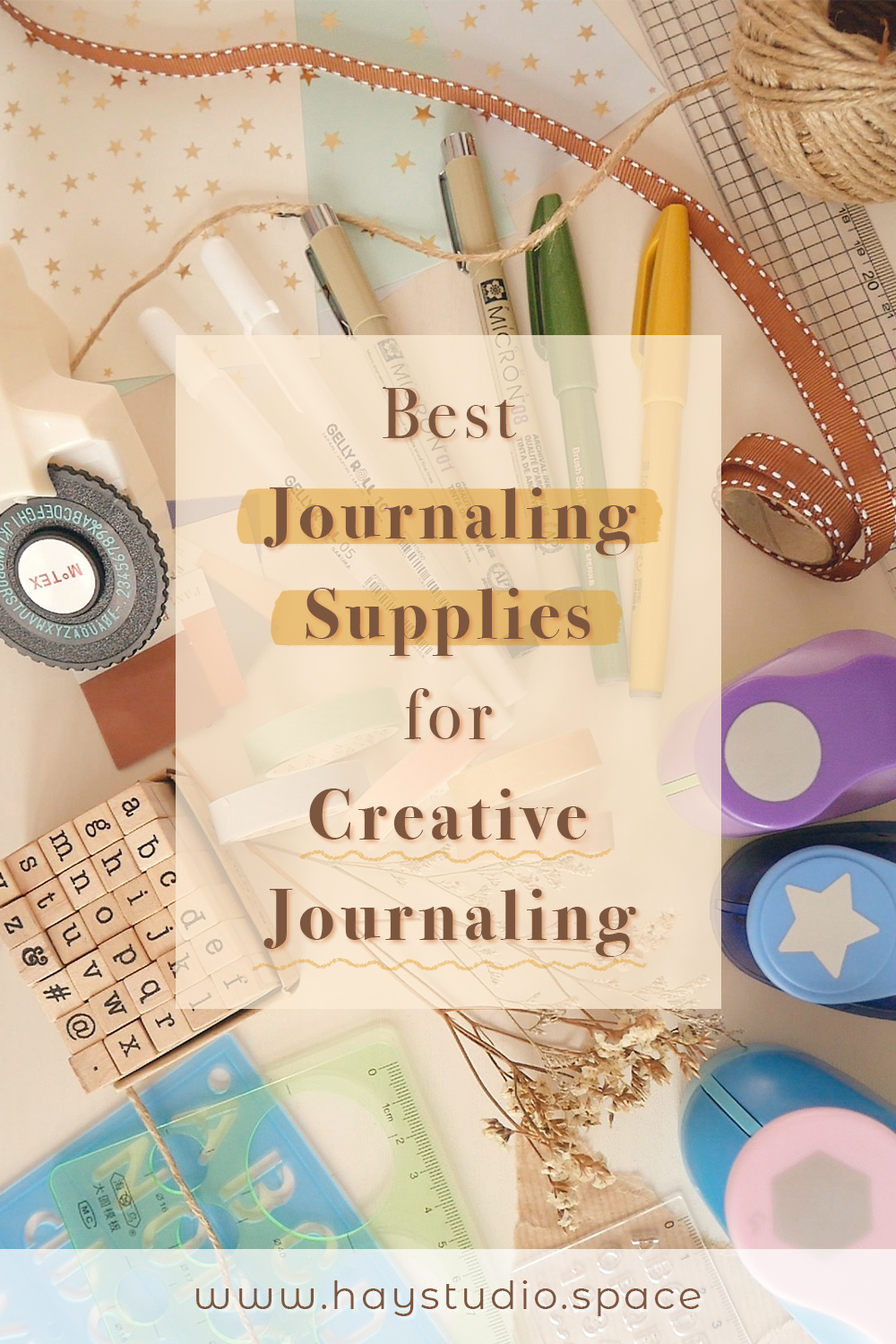 Best Journaling Supplies for Creative Journaling ⋆ HAY studio