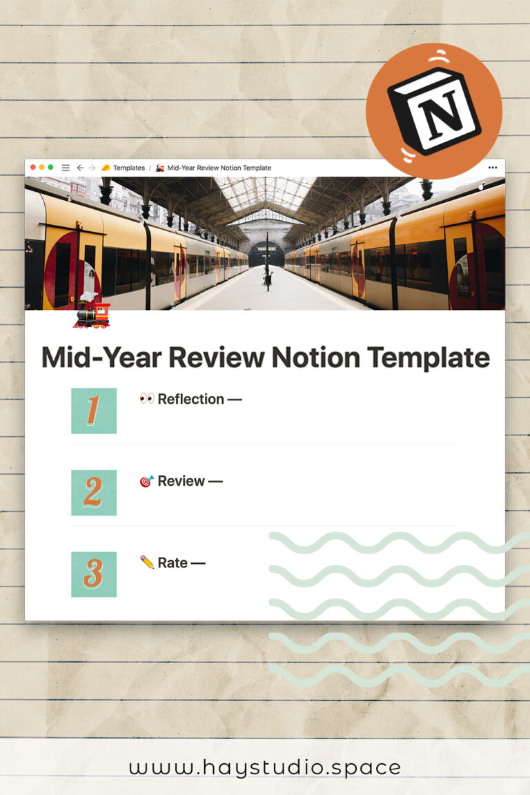 Pinterest Pin - Personal Mid Year Review