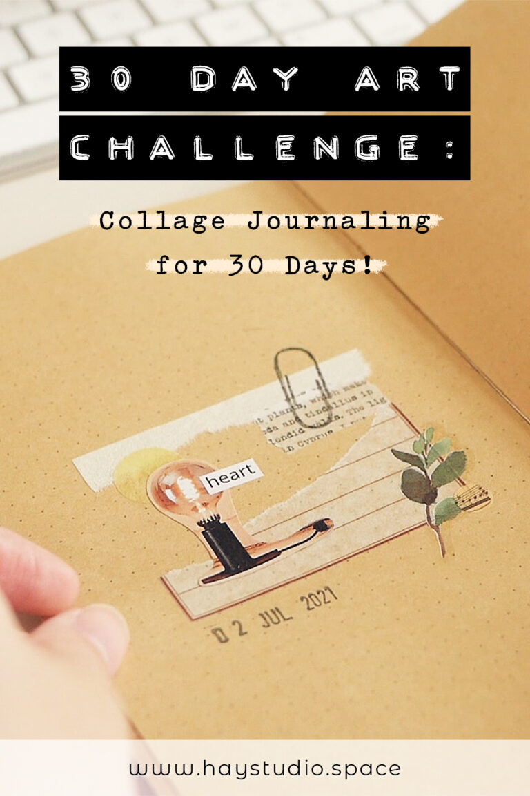 30 Day Art Challenge - Collage Journaling for 30 Days!