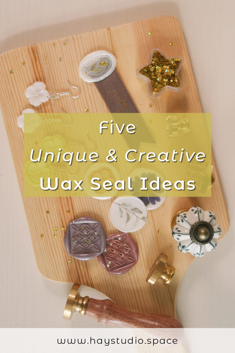 HOW TO make your own peel and seal wax seal sticker with flexible wax! 