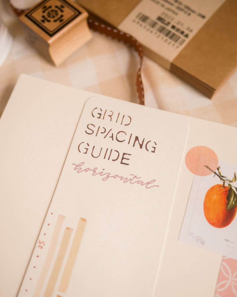 2023 Bullet Journal - Grid Spacing Guide