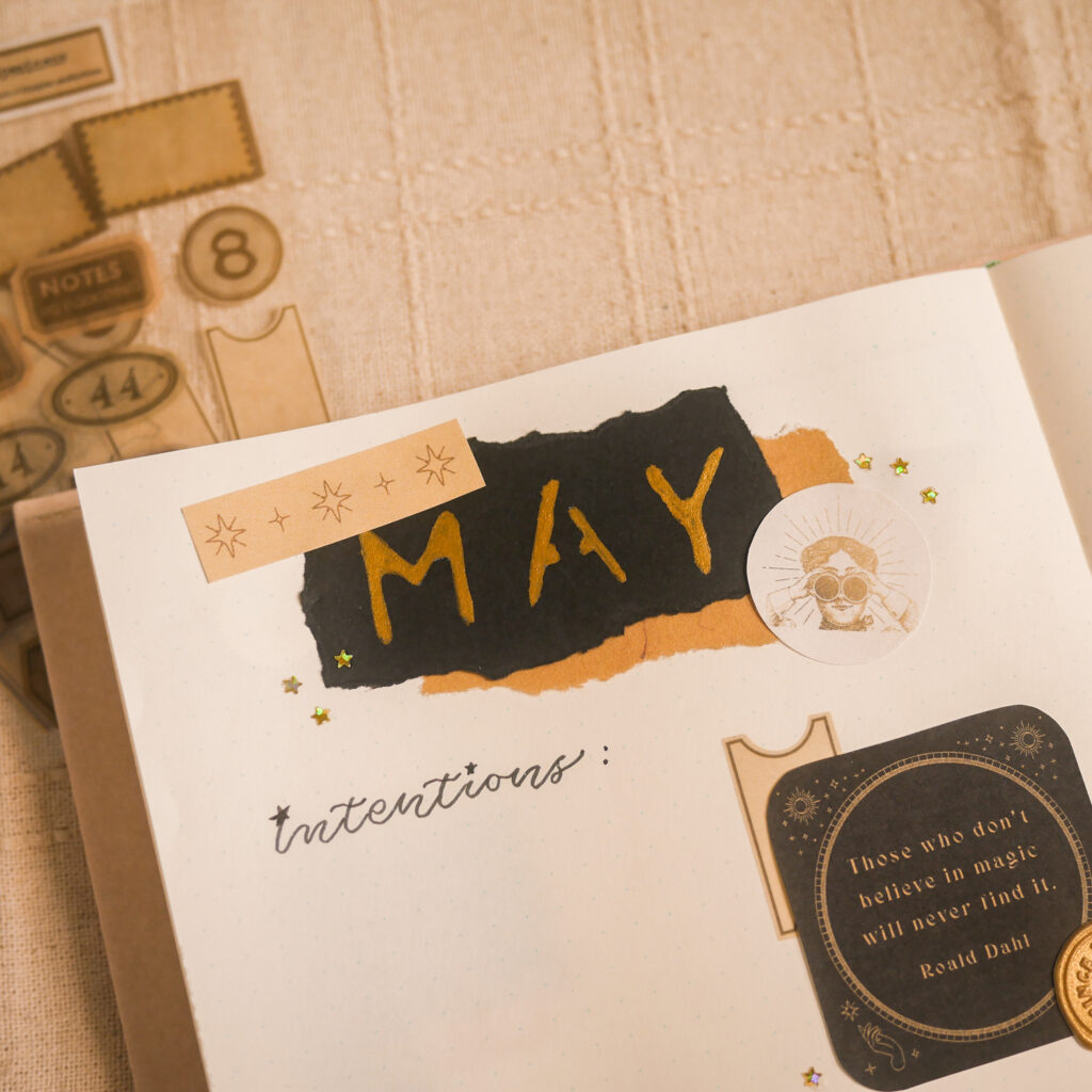 May Bujo Setup Cover Page