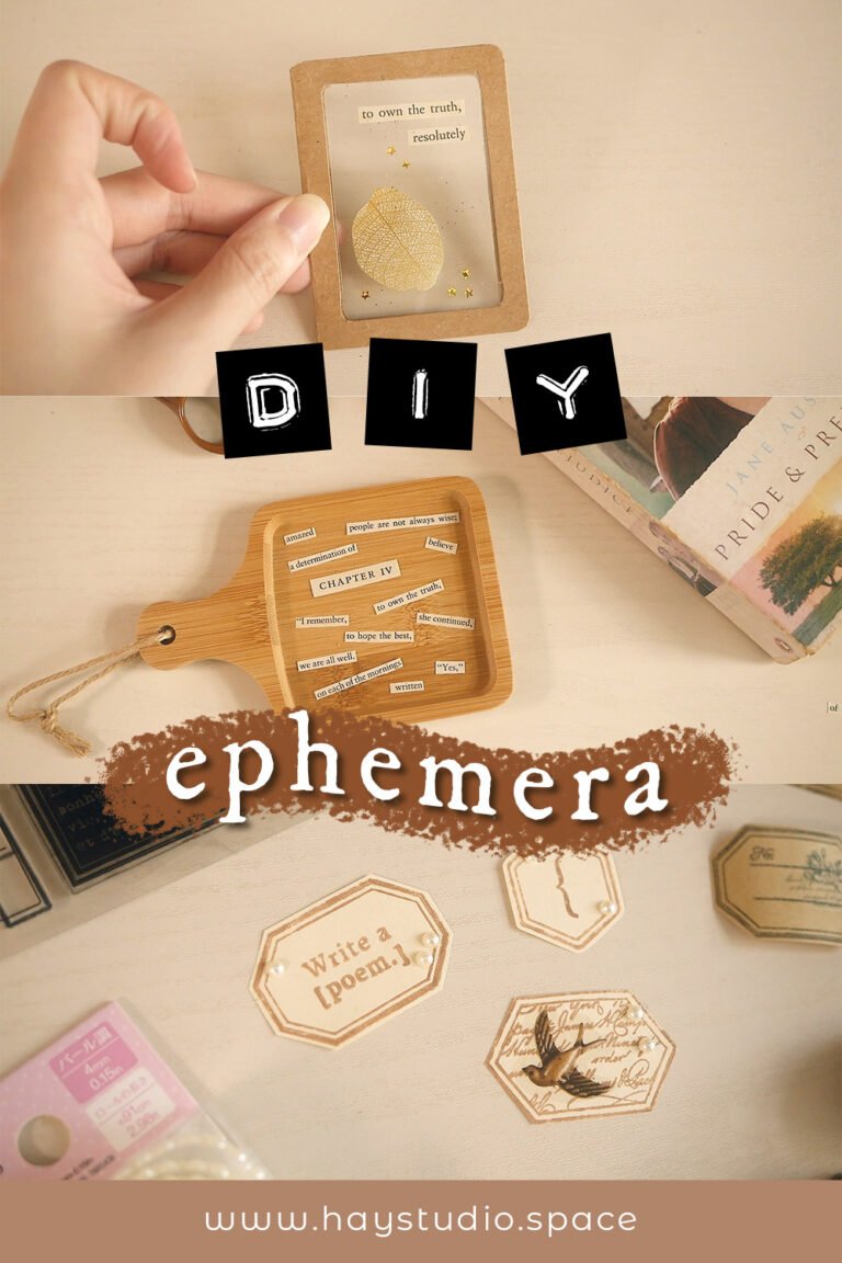 Creative DIY Ephemera Ideas for Journaling & Scrapbooking to Try Now ⋆ ...