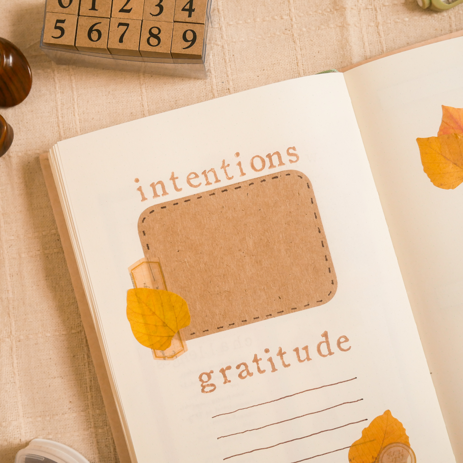 October Bujo Setup - Fall Theme (Free Printable!) ⋆ HAY studio