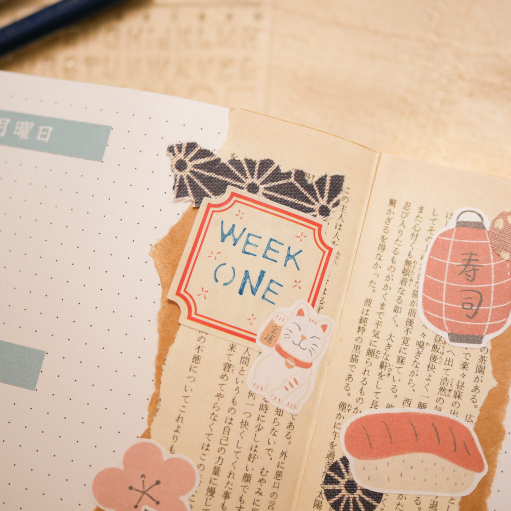 March Bujo Setup: Weekly Spread 1