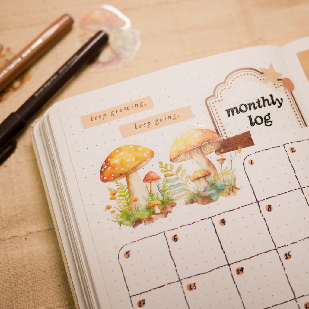 May Bujo Setup 2025: Monthly Log
