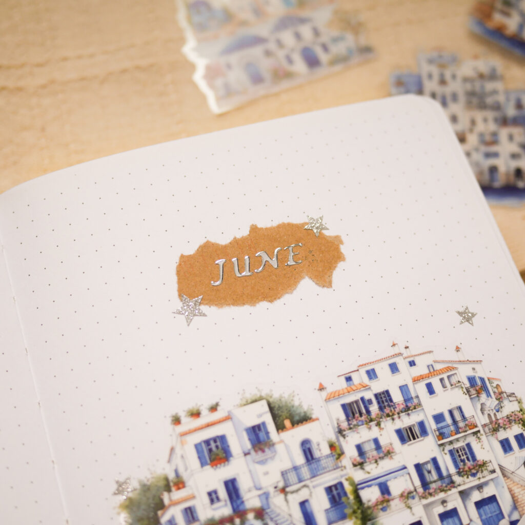 June Bujo Setup 2025: Cover Page