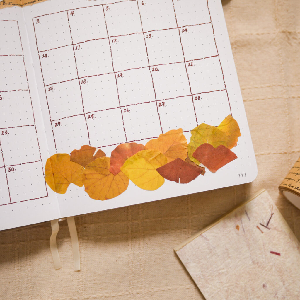 September Bujo Setup 2025: Monthly Log