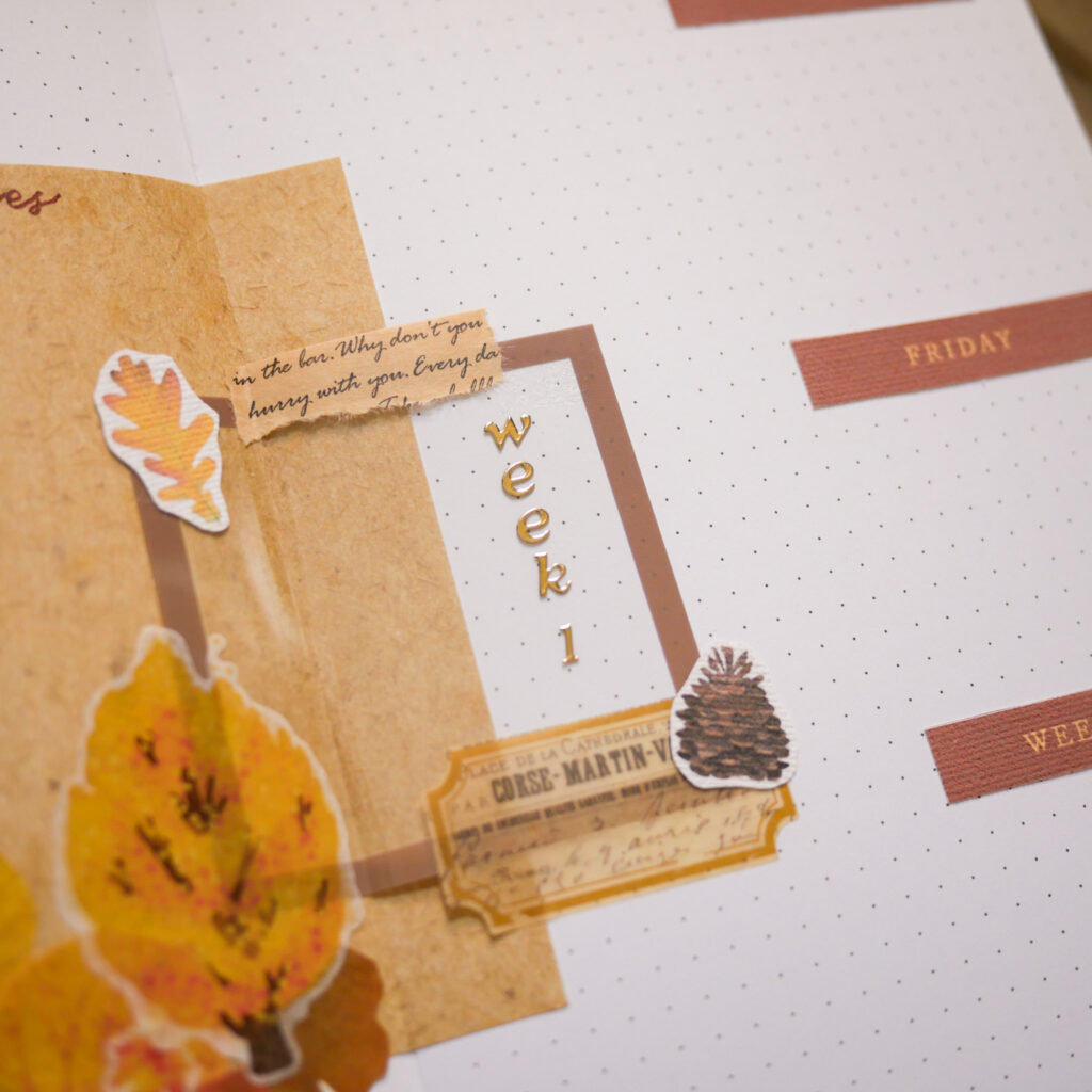 September Bujo Setup 2025: Weekly Spread 1