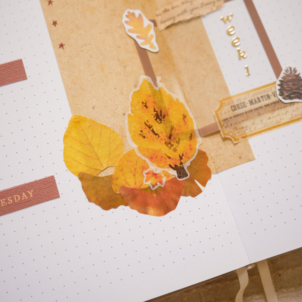 September Bujo Setup 2025: Weekly Spread 1