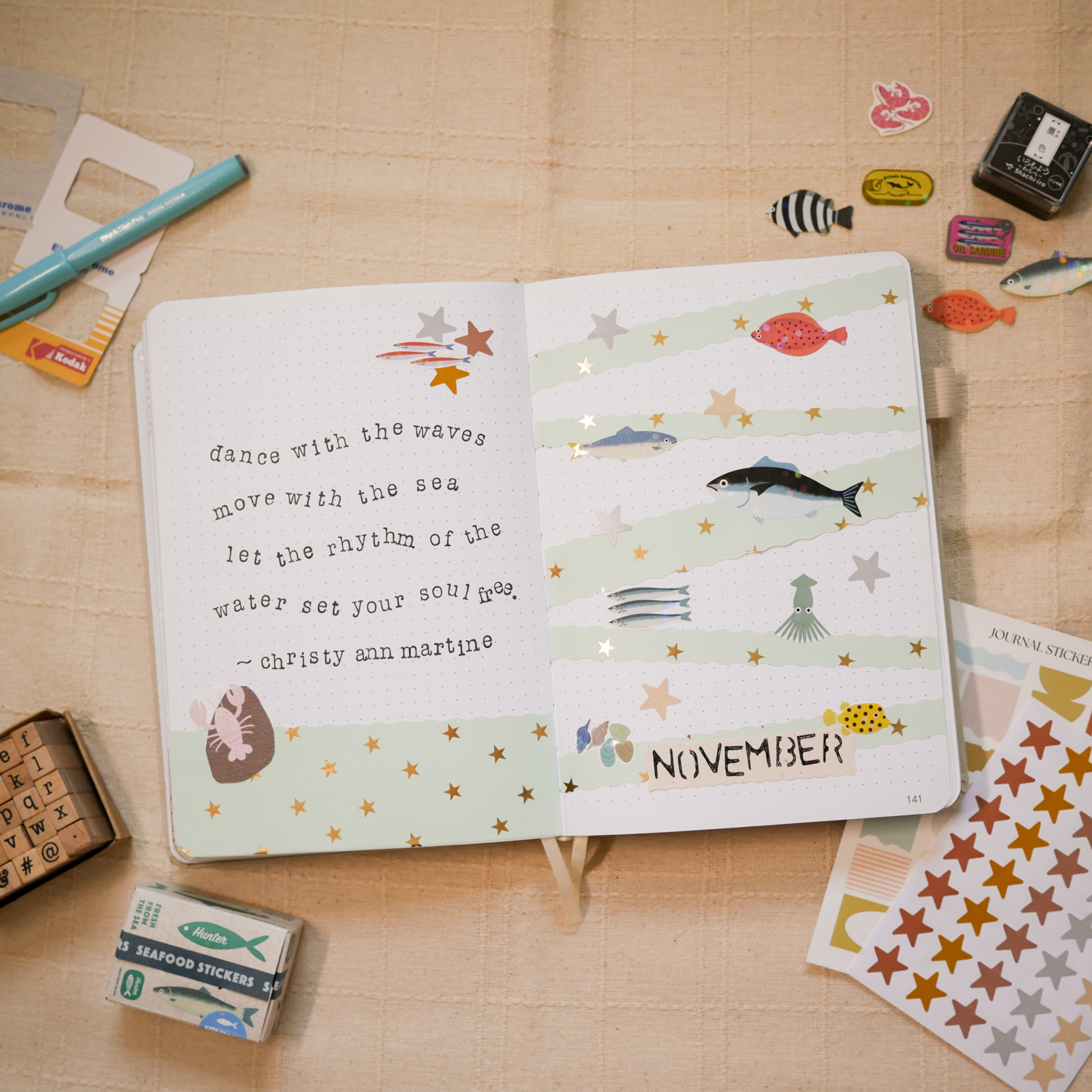 November Bujo Setup 2025: Cover Page