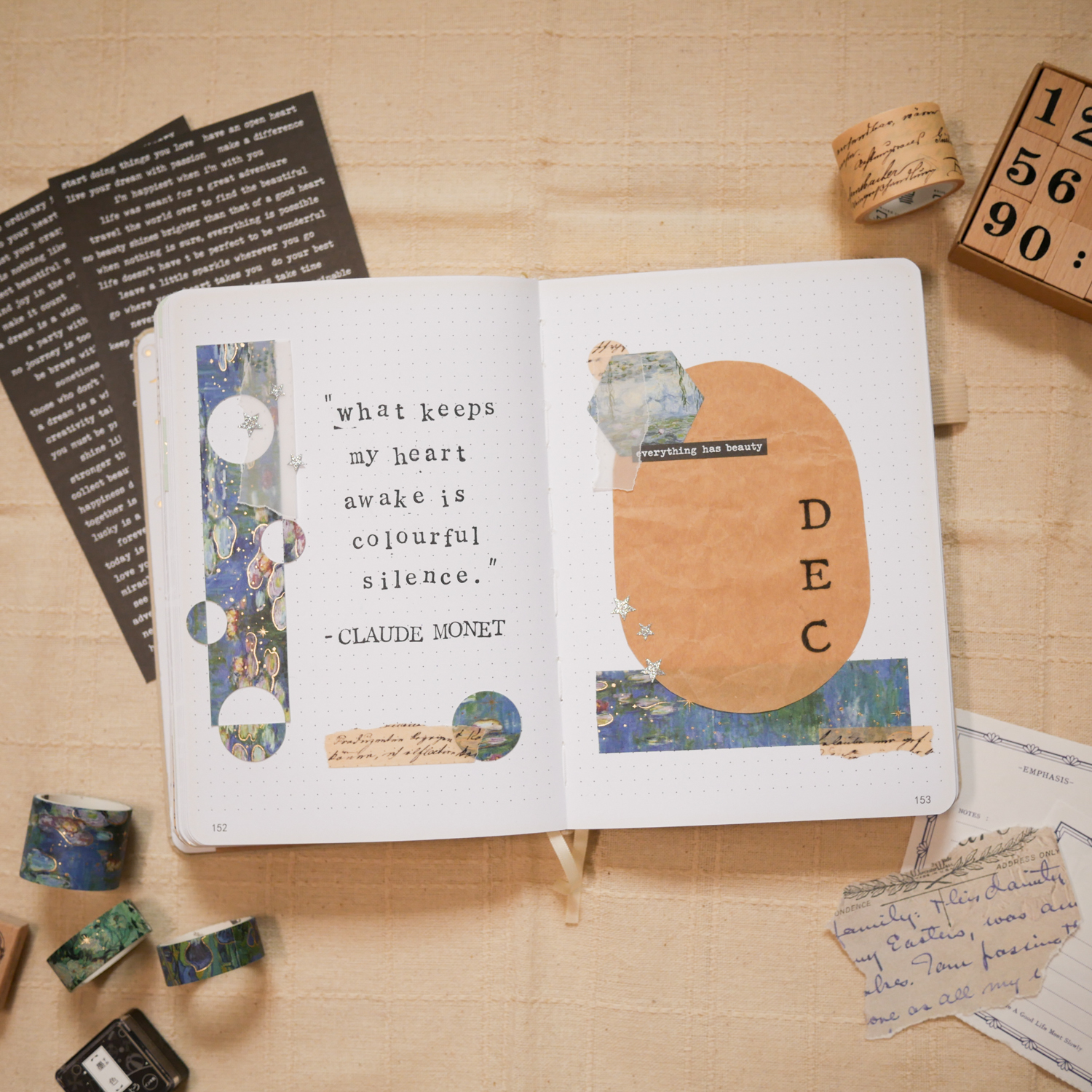 December Bujo Setup 2025: Cover Page