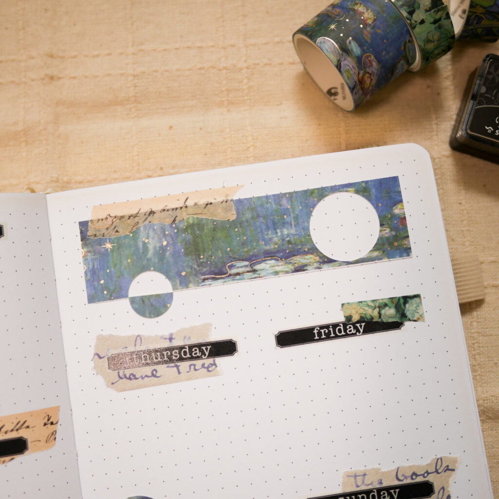 December Bujo Setup 2025: Weekly Spread 1