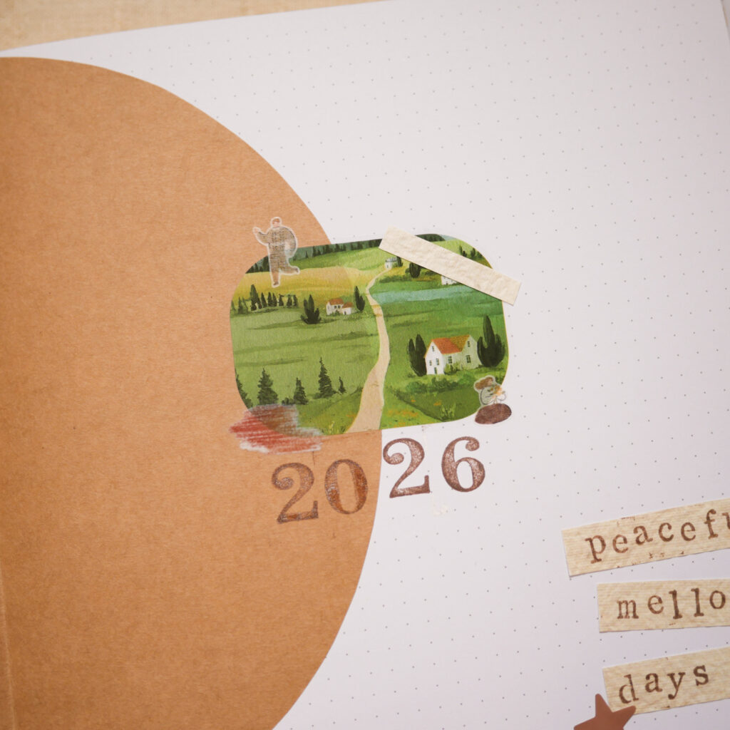 2026 Bullet Journal Setup: Cover Page