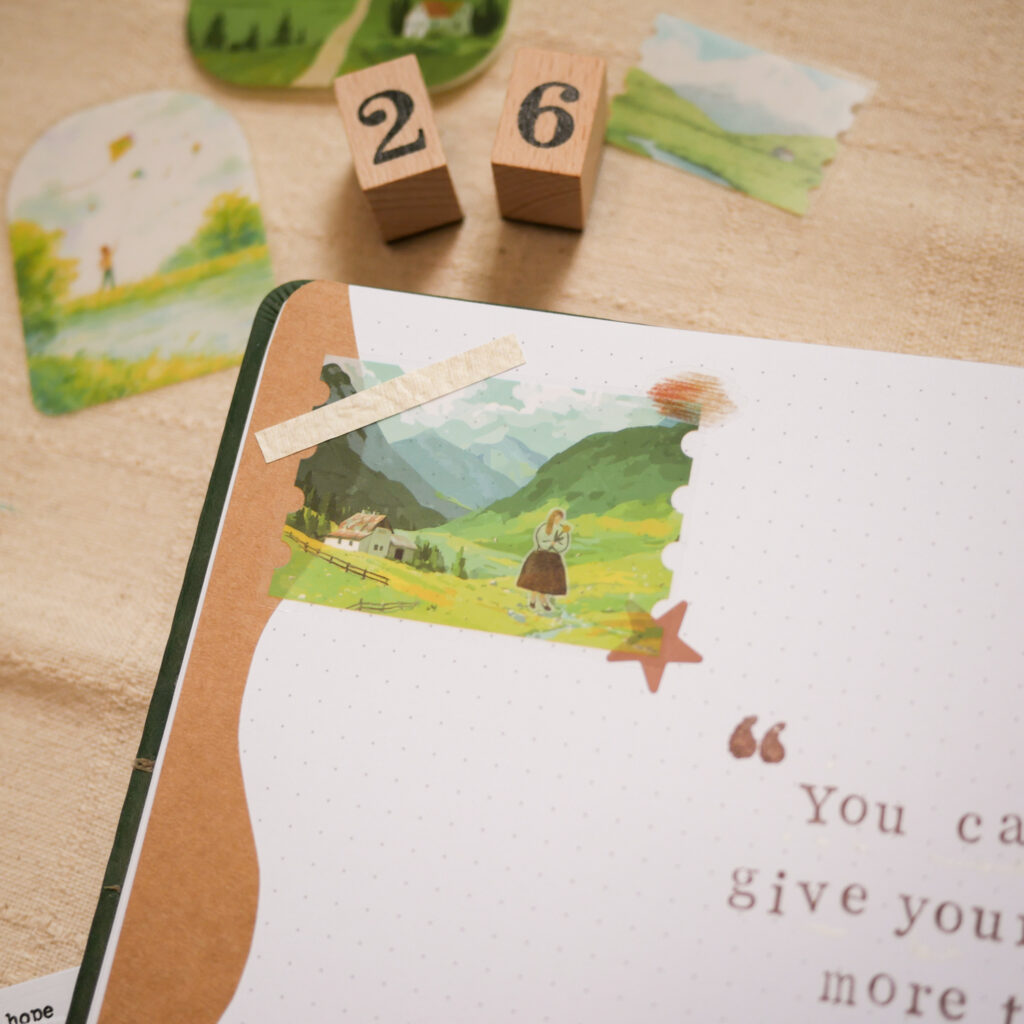 2026 Bullet Journal Setup: Quote & Goals