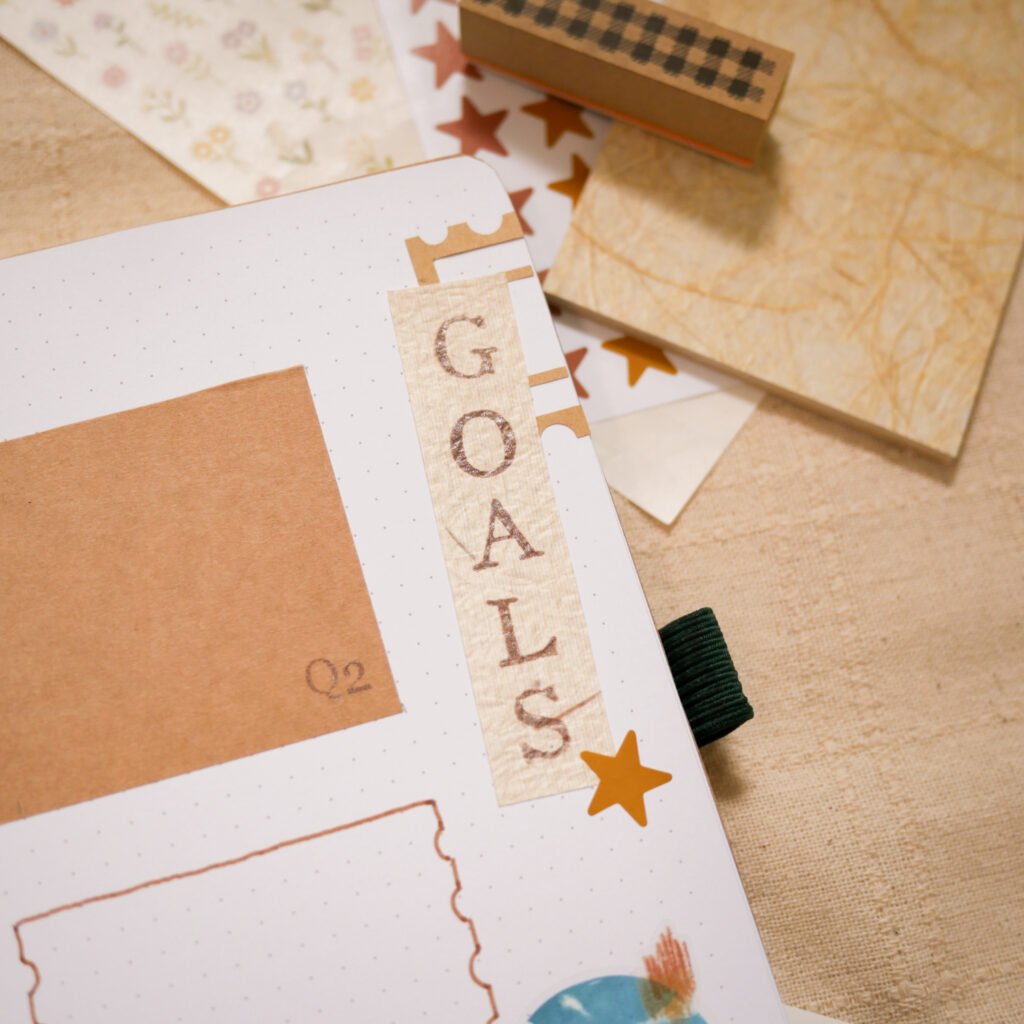 2026 Bullet Journal Setup: Quote & Goals