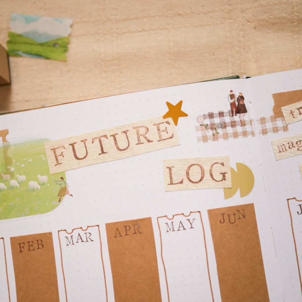 2026 Bullet Journal Setup: Future Log