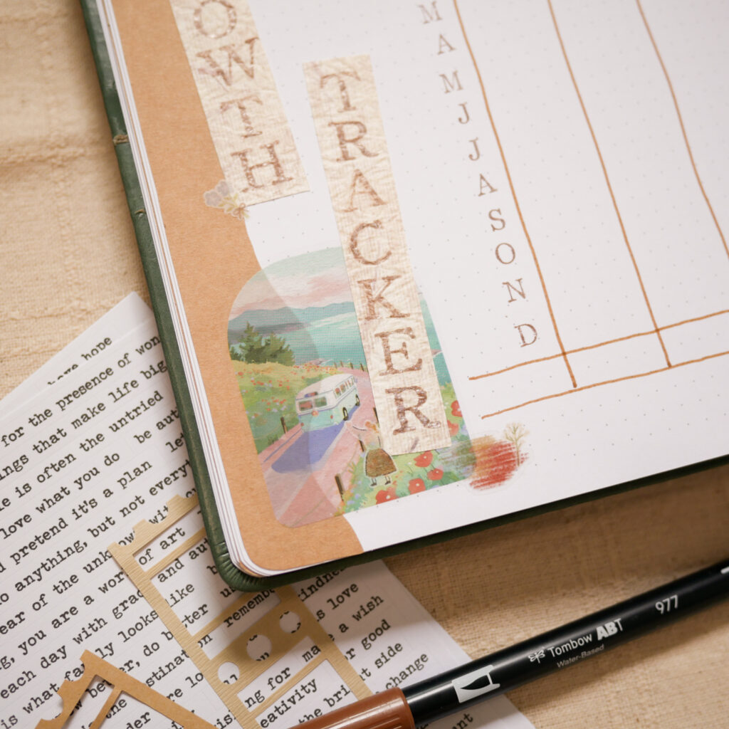 2026 Bullet Journal Setup: Growth Tracker & Bingo