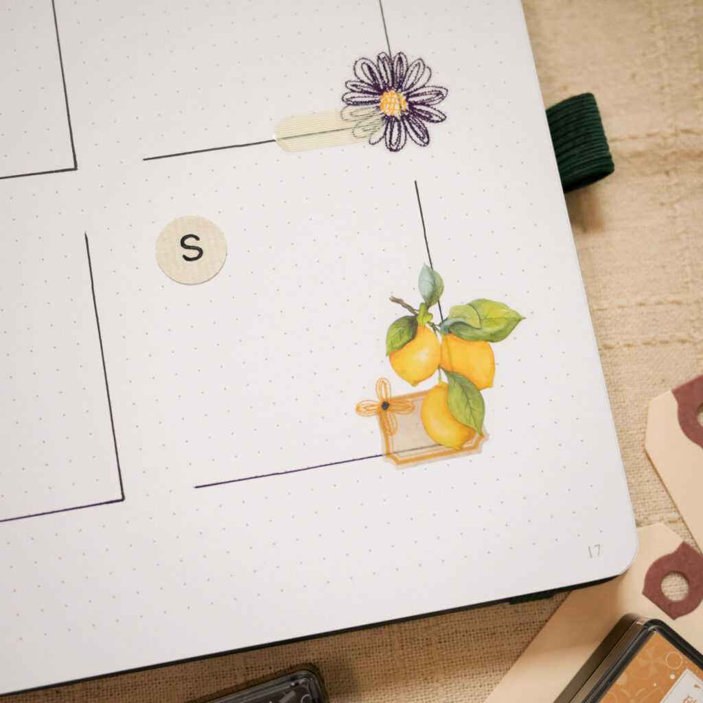 Bujo Setup January: Weekly Spread 1