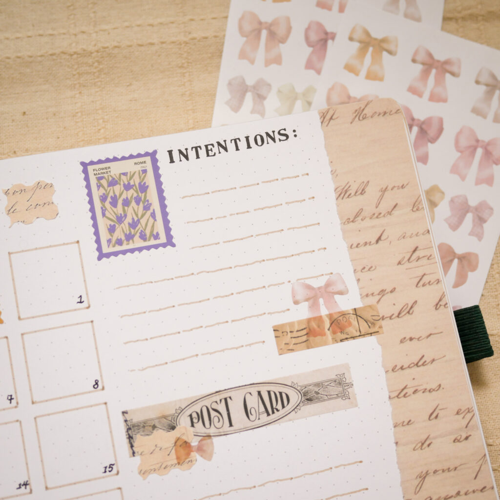 Bujo Setup February: Monthly Overview