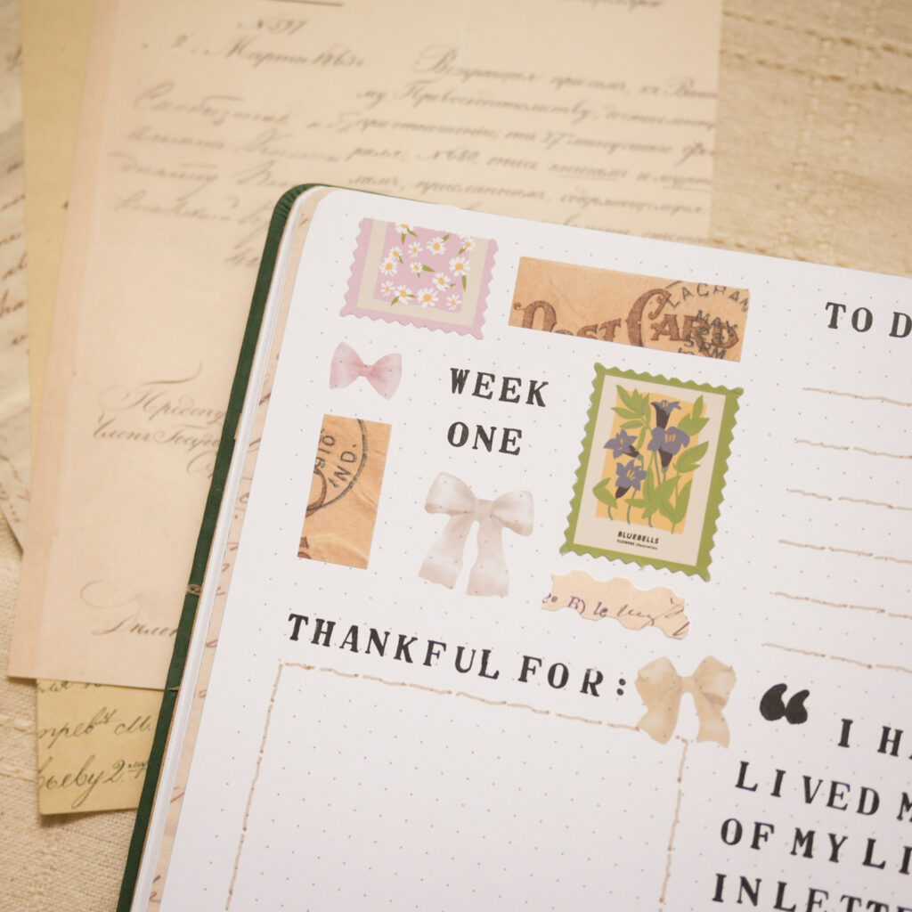 Bujo Setup February: Weekly Spread 1