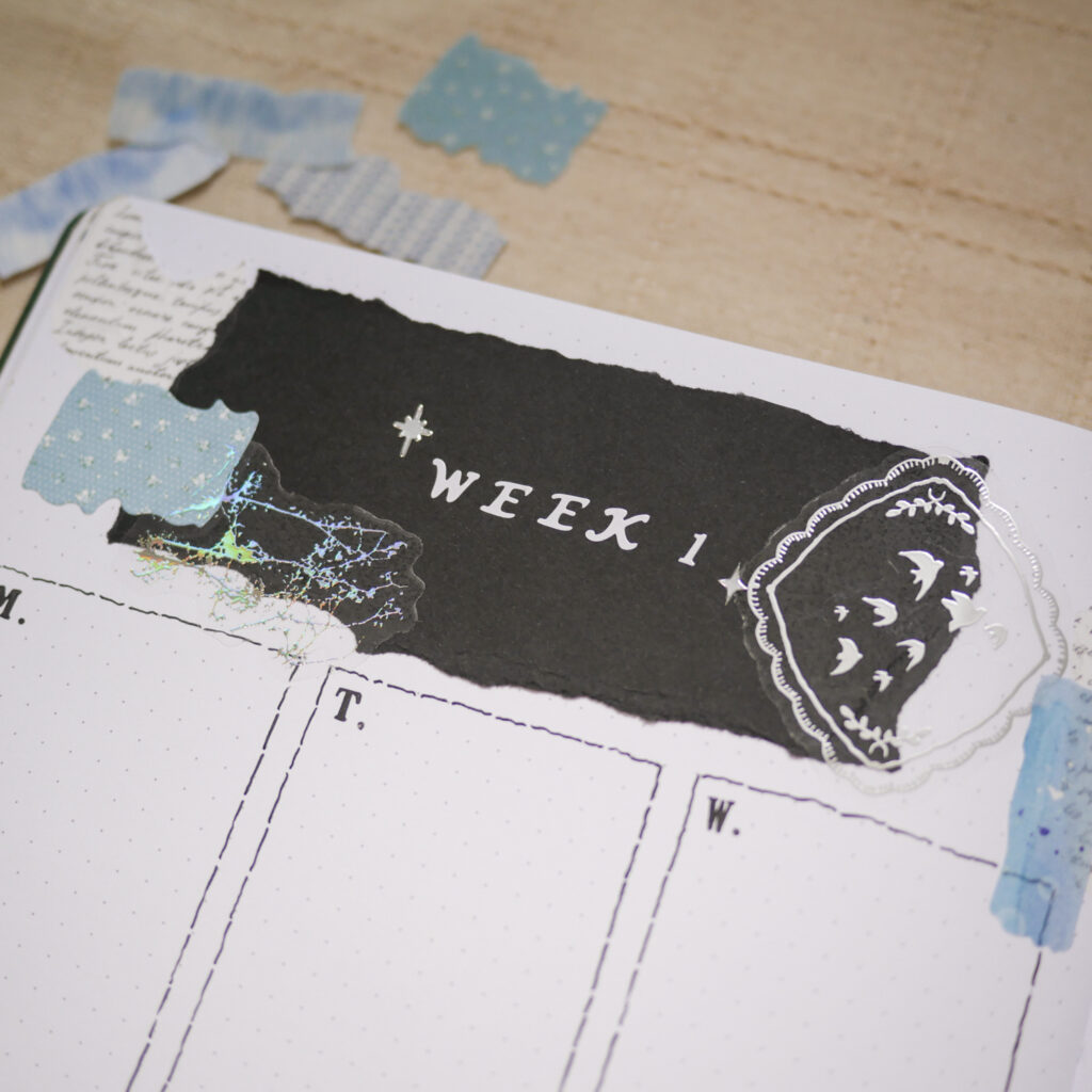 Bujo Setup April: Weekly Spread 1