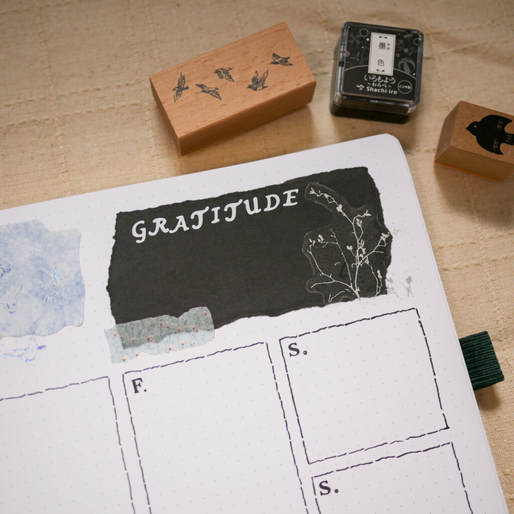 Bujo Setup April: Weekly Spread 1